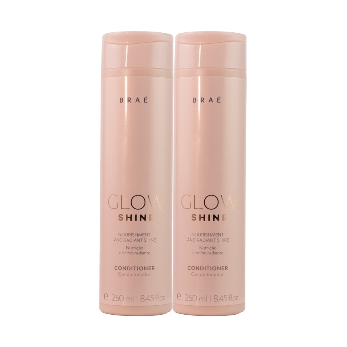 Braé Glow Shine Nutrição e Brilho Kit 2 Condicionador 250ml