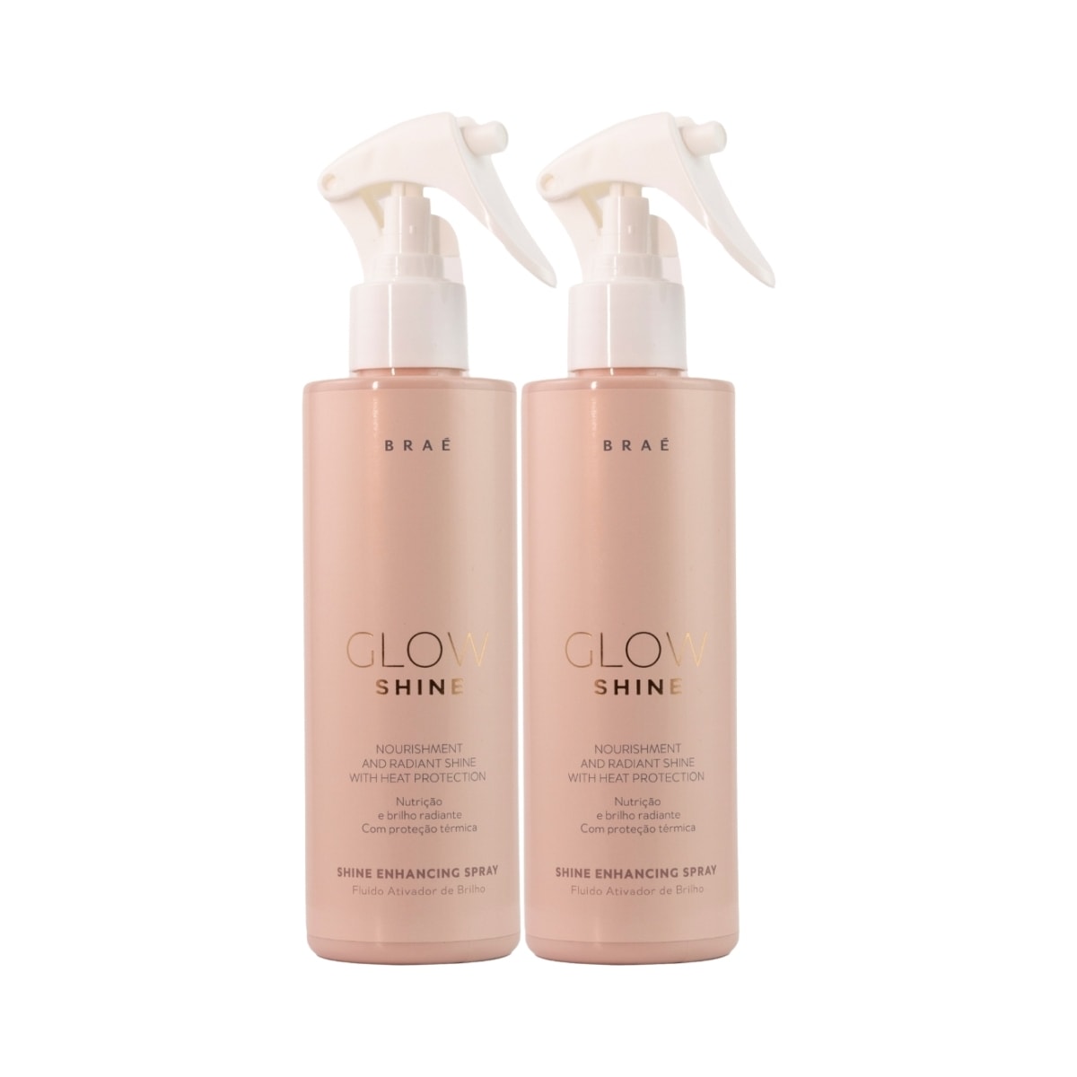 Braé Glow Shine Nutrição e Brilho Kit 2 Fluído 200ml