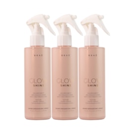 Braé Glow Shine Nutrição e Brilho Kit 3 Fluído 200ml