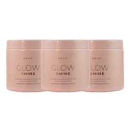 Braé Glow Shine Nutrição e Brilho Kit 3 Máscara 500g