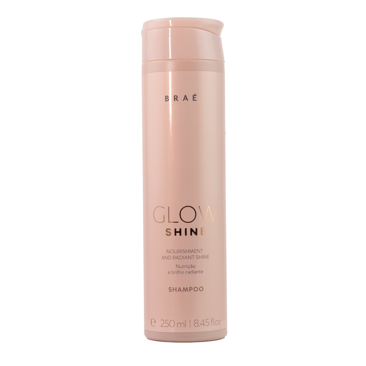 Braé Glow Shine Nutrição e Brilho Shampoo 250ml Braé Glow Shine Nutrição e Brilho Shampoo 250ml
