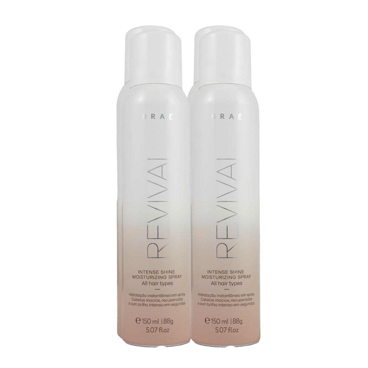 Braé Revival Intense Shine Moisturizing Kit 2 Leave-in 150g Braé Revival Intense Shine Moisturizing Kit 2 Leave-in 150g
