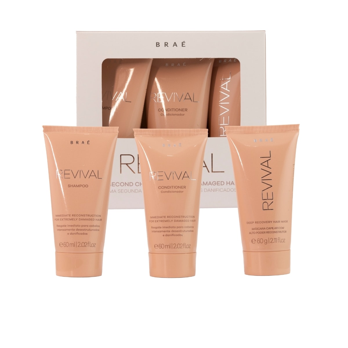 Braé Revival Travel Size (3 Produtos) 60ml Braé Revival Travel Size (3 Produtos) 60ml