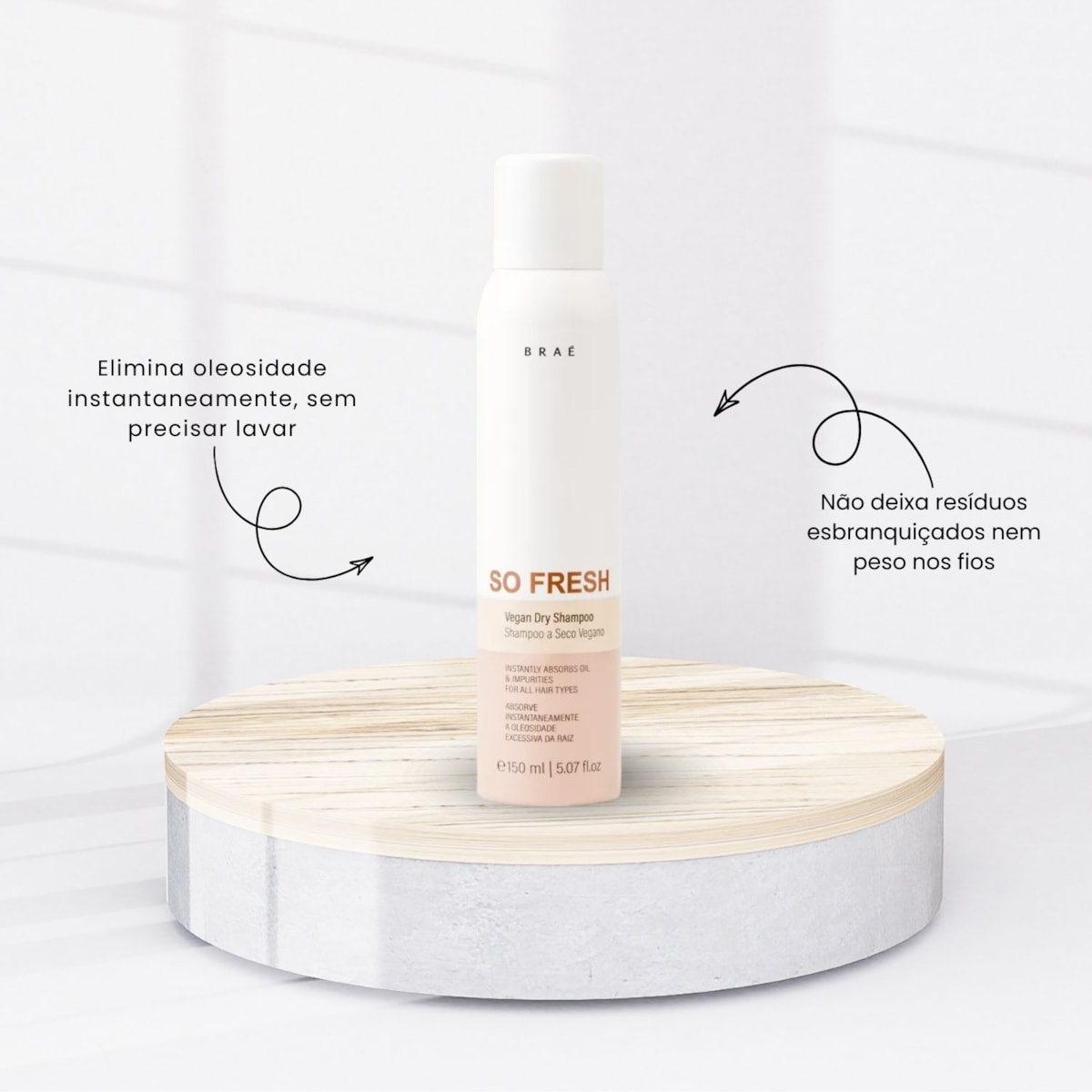 Braé So Fresh Shampoo a Seco 150ml Braé So Fresh Shampoo a Seco 150ml