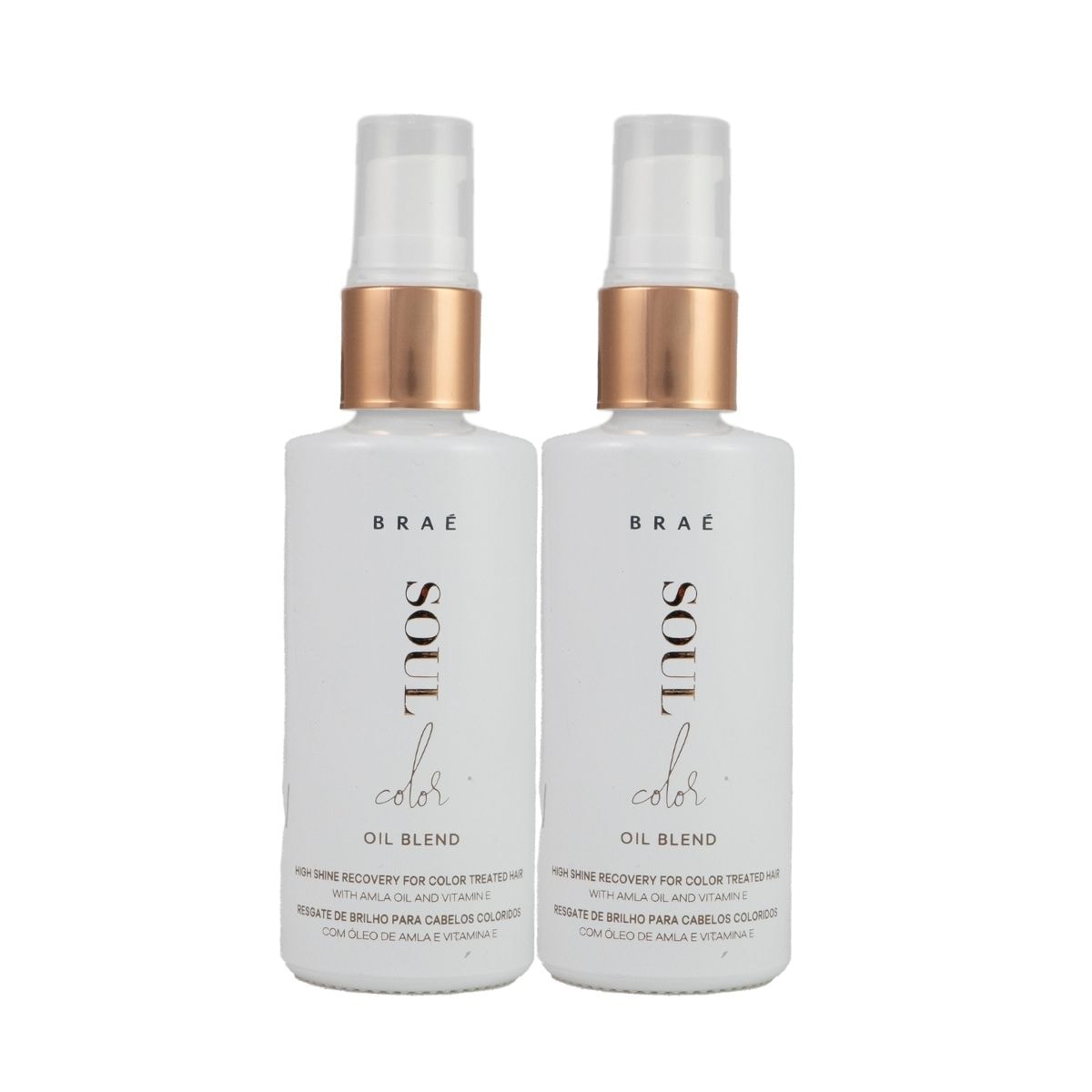Braé Soul Color Oil Blend  Kit 2 Sérum Capilar 60ml