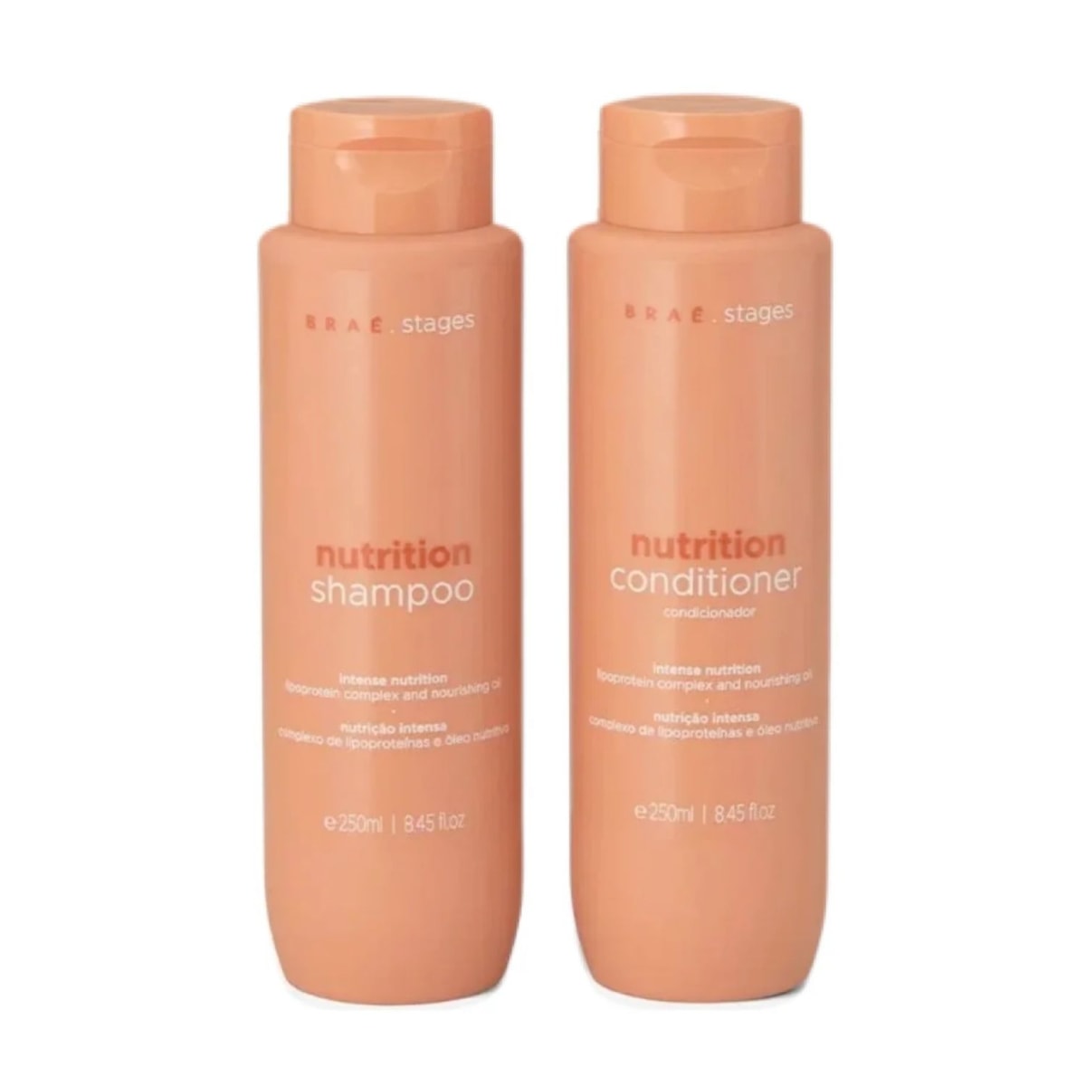 Braé Stages Nutrition Kit Shampoo e Condicionador 250ml Braé Stages Nutrition Kit Shampoo e Condicionador 250ml