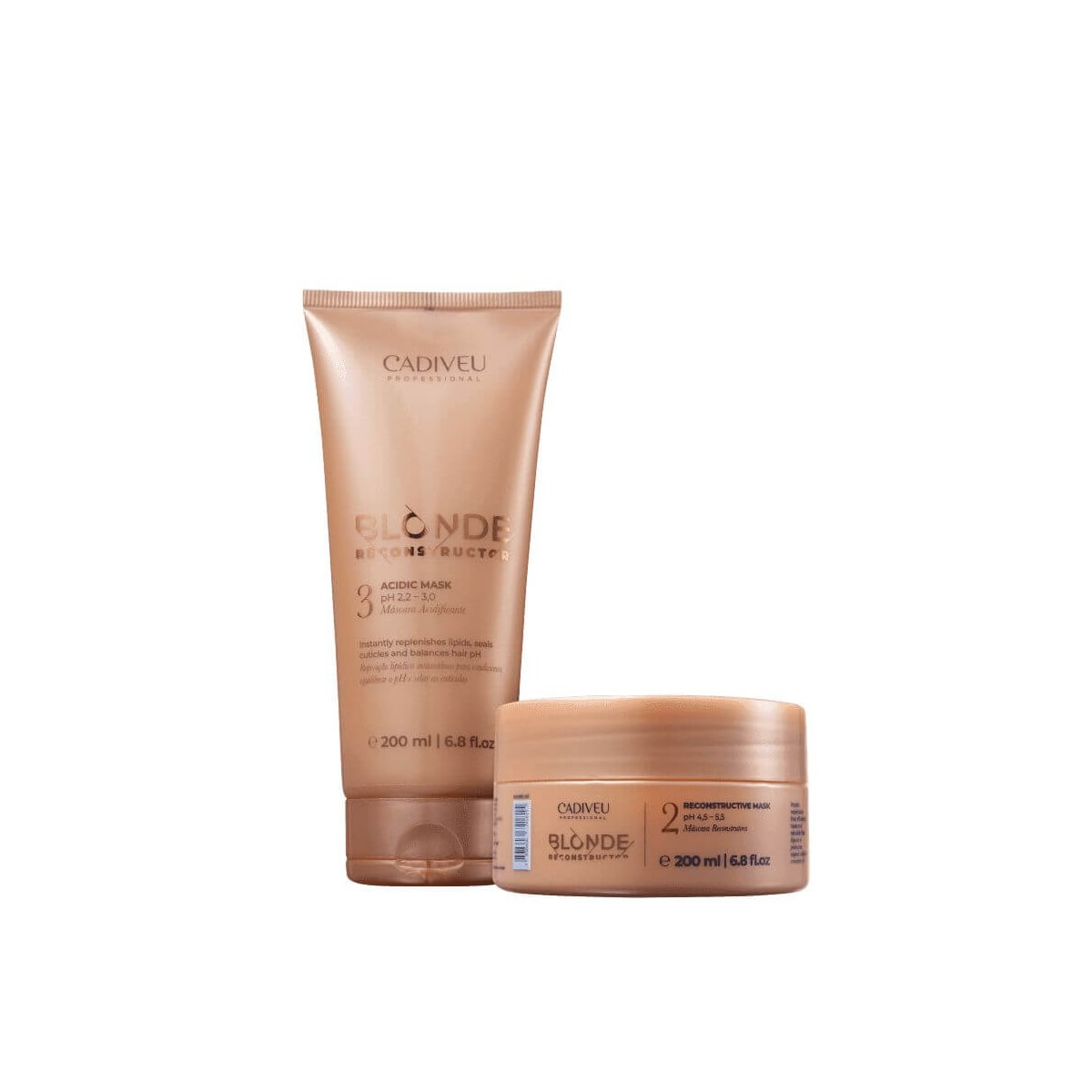 Cadiveu Blonde Reconstructor Masks Kit (2 produtos)