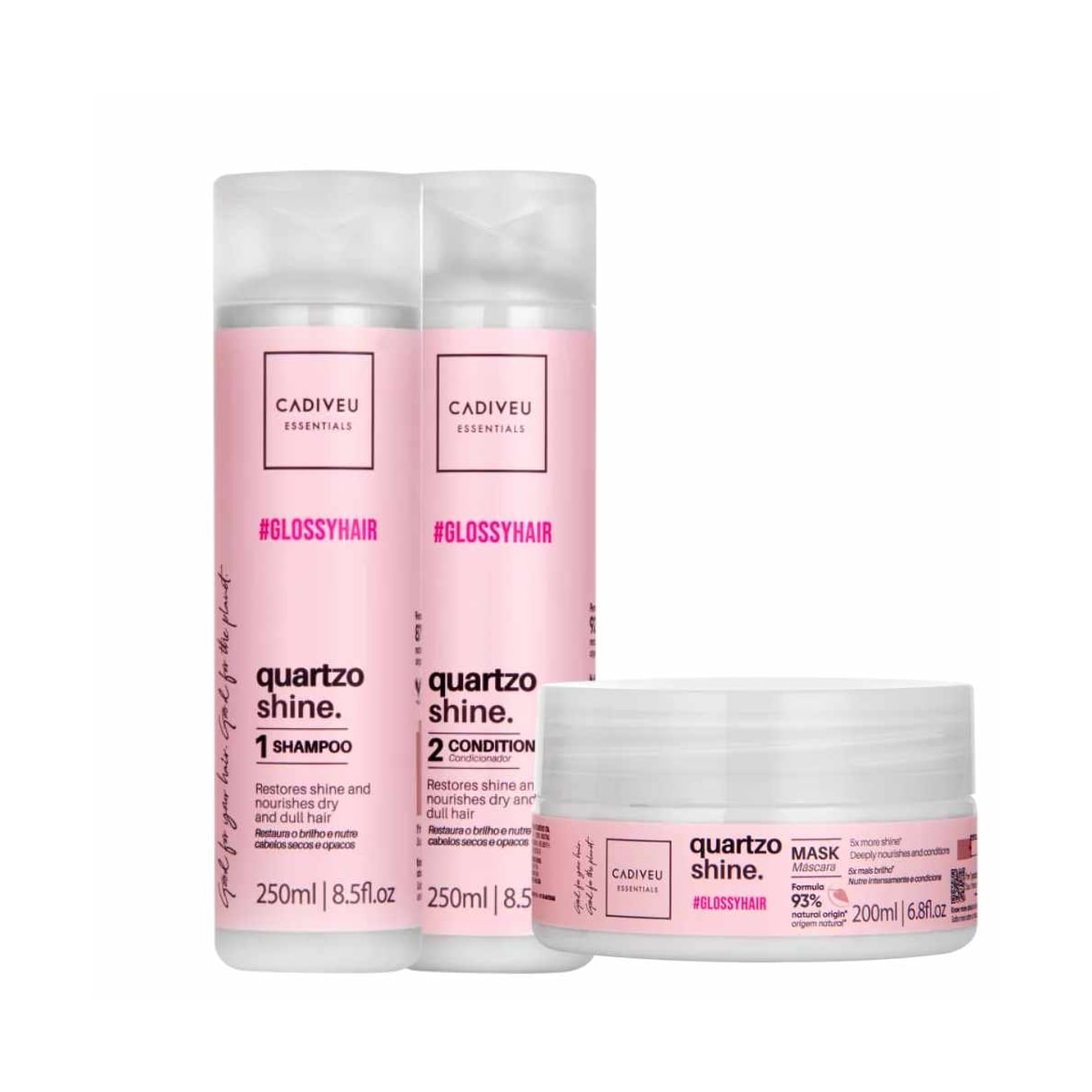 Cadiveu Boca Rosa Hair Quartzo Kit Trio Cadiveu Boca Rosa Hair Quartzo Kit Trio