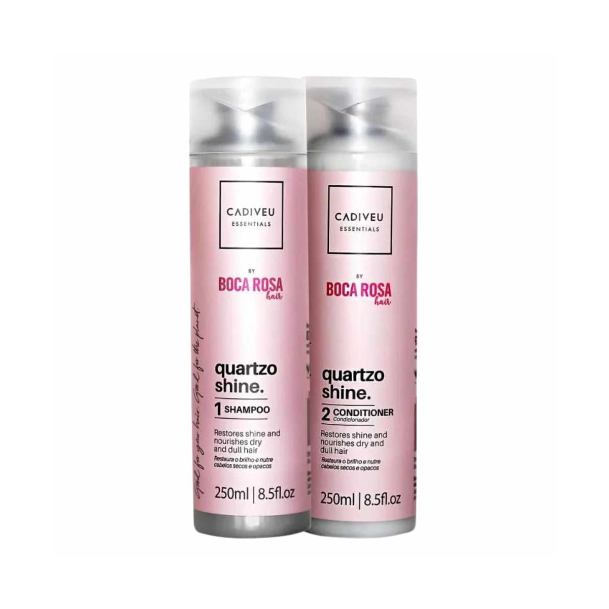 Cadiveu Boca Rosa Hair Shampoo 250ml + Condicionador 250ml Cadiveu Boca Rosa Hair Shampoo 250ml + Condicionador 250ml