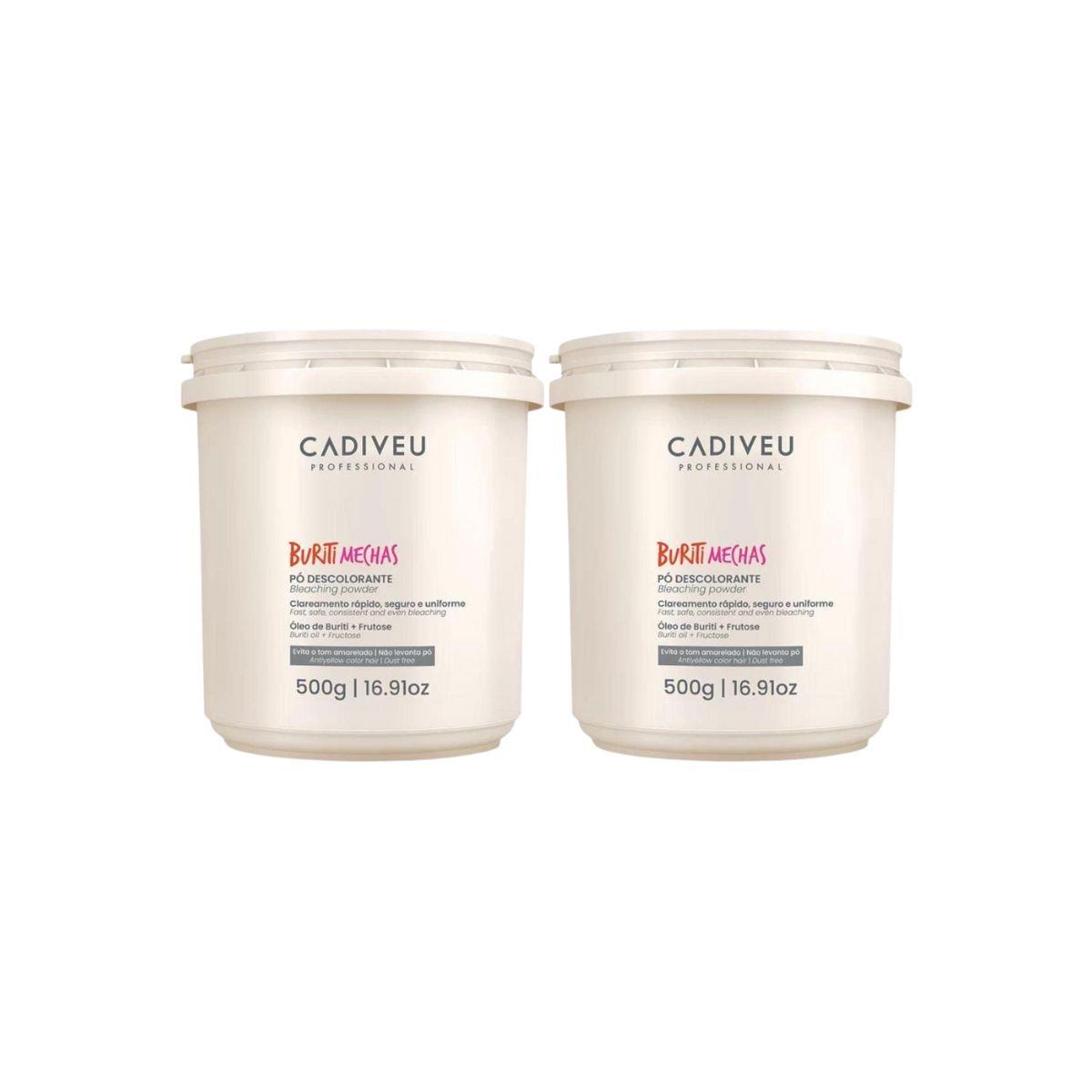 Cadiveu Buriti Mechas Kit 2 Pó Descolorante 500g