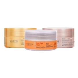 Cadiveu Cronograma Capilar Bye Bye Frizz Máscaras 200ml
