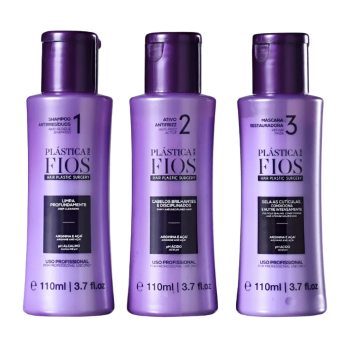 Cadiveu Plástica Dos Fios Kit Selagem Térmica 3x110ml Cadiveu Plástica Dos Fios Kit Selagem Térmica 3x110ml