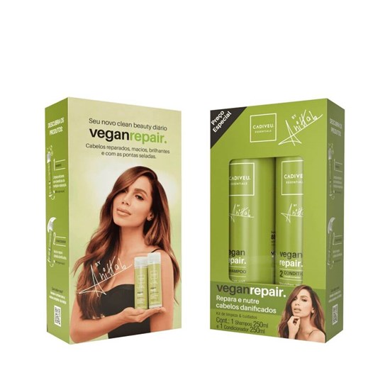 Cadiveu Professional Essentials Vegan Repair by Anitta Kit Duo