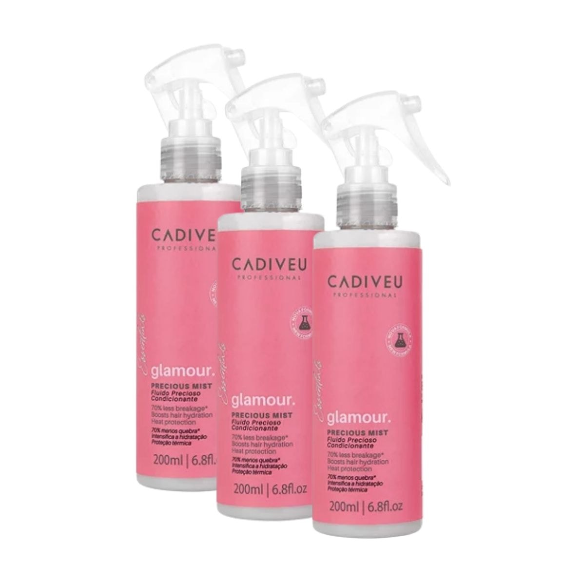 Cadiveu Profissonal Glamour Kit 3 Fluído Precioso 200ml Cadiveu Profissonal Glamour Kit 3 Fluído Precioso 200ml