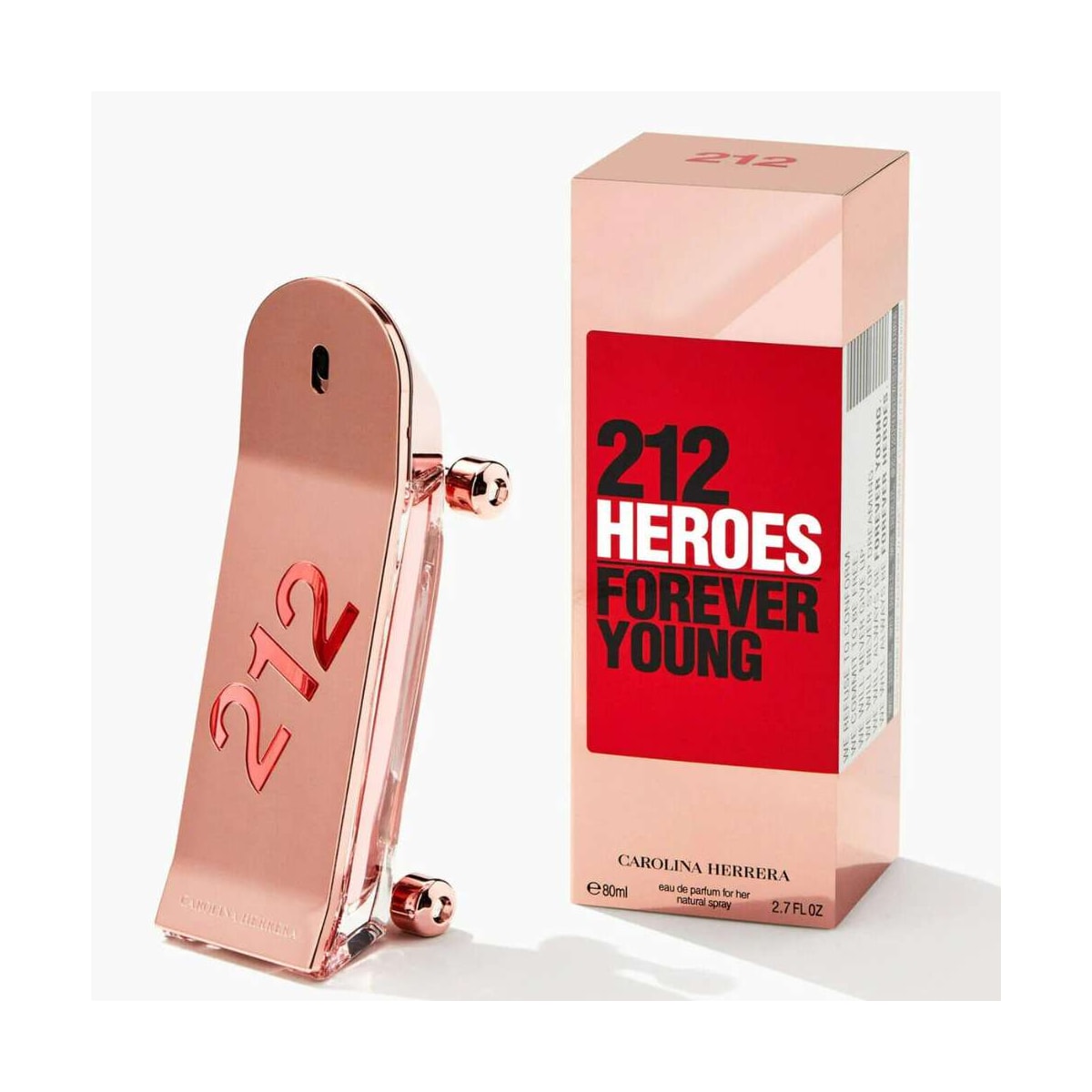 Carolina Herrera 212 Heroes Forever Young Feminino 80ml Carolina Herrera 212 Heroes Forever Young Feminino 80ml