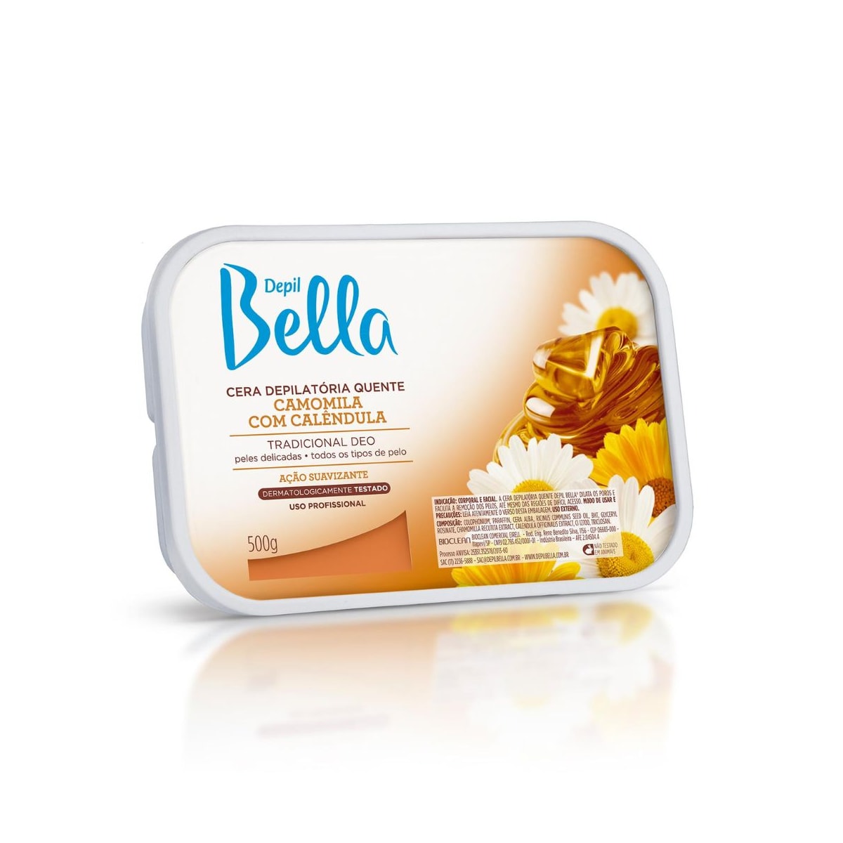 Cera Depilatória Depil Bella Camomila com Calêndula 500 g Cera Depilatória Depil Bella Camomila com Calêndula 500 g