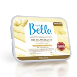 Cera Depilatória Depil Bella Cremosa Chocolate Branco 800 g