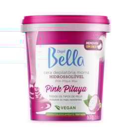 Cera Depilatória Depil Bella Morna Hidrossolúvel Pink Pitaya 600 g