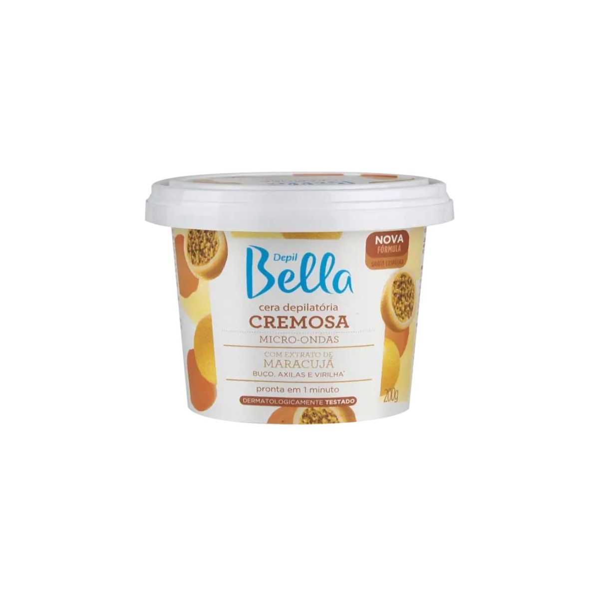 Cera Depilatória Depil Bella para Micro-Ondas Maracujá 200 g