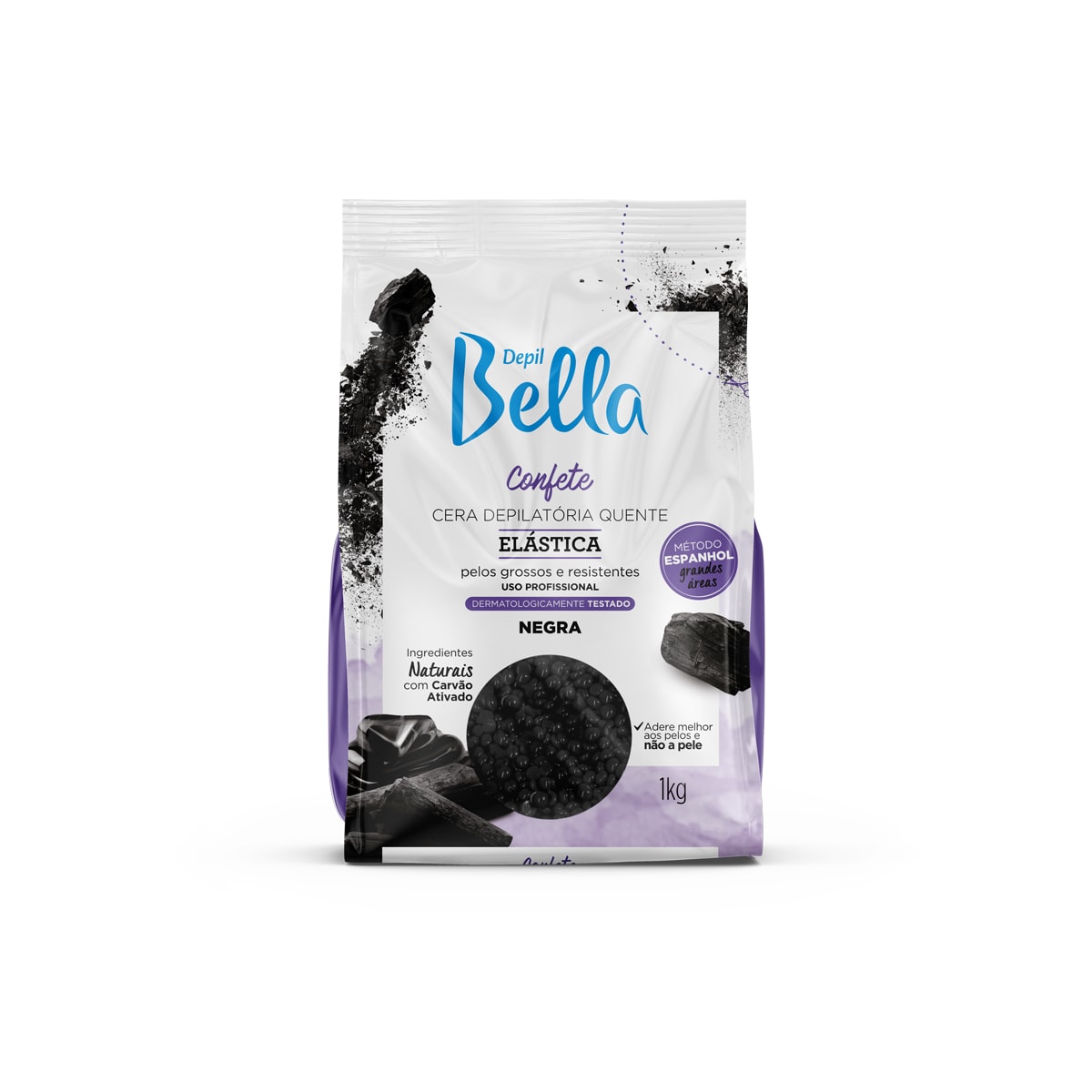 Cera Depilatória Depil Bella Quente Confete Negra 1000 g