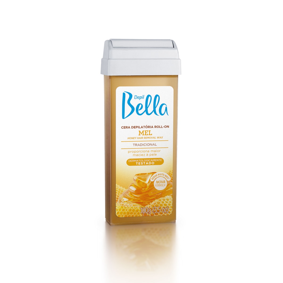 Cera Depilatória Depil Bella Roll-On Mel 100 g