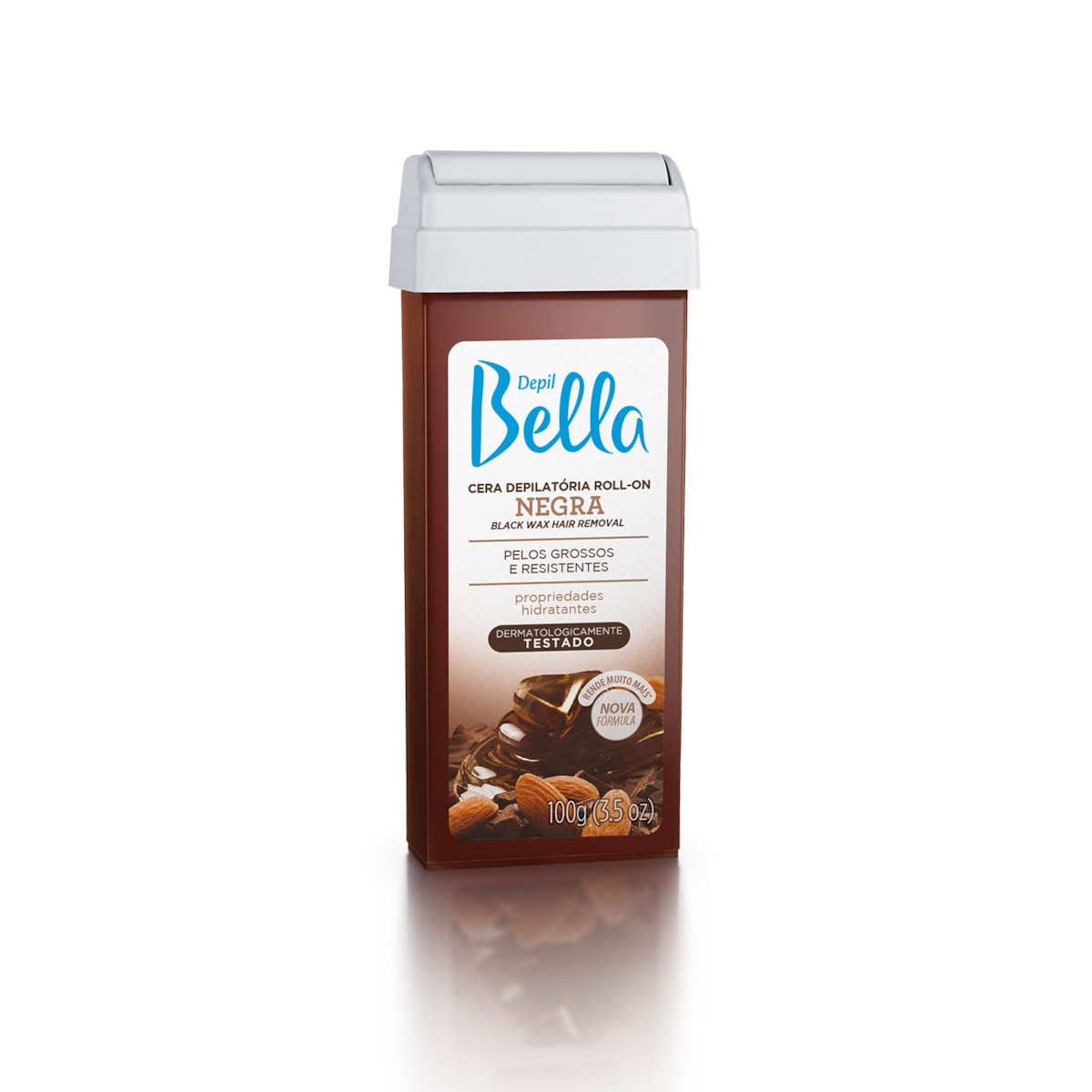 Cera Depilatória Depil Bella Roll-On Negra 100 g