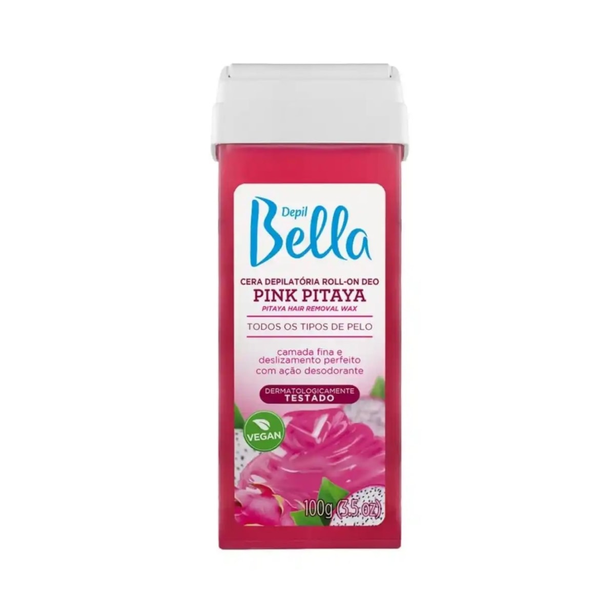 Cera Depilatória Roll On Depil Bella Pink Pitaya 100 g Cera Depilatória Roll On Depil Bella Pink Pitaya 100 g