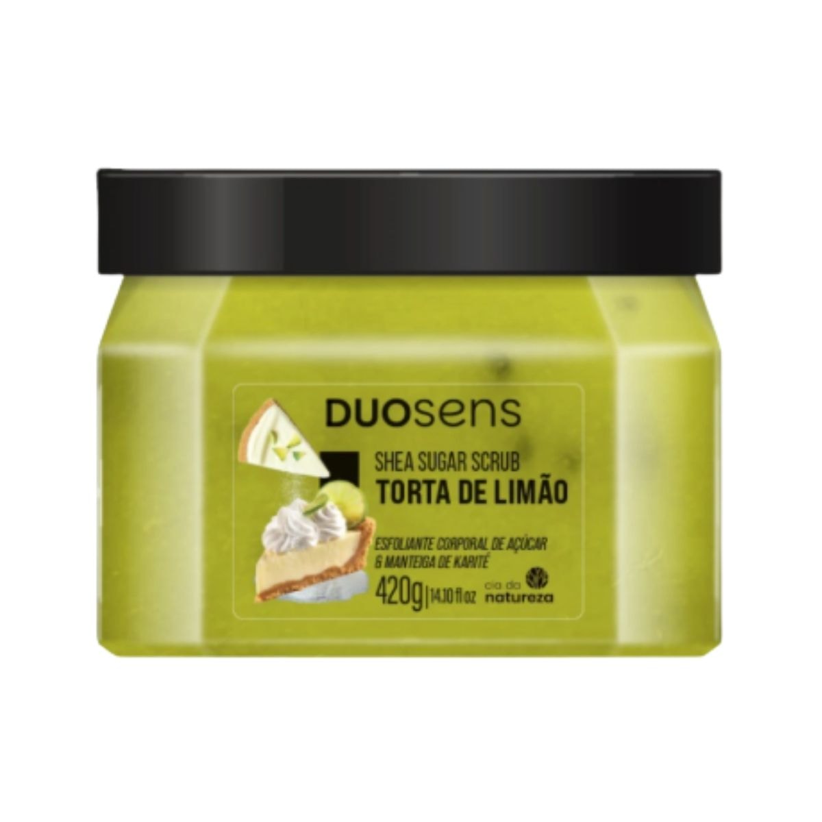 Cia da Natureza Esfoliante Duosens Torta de Limao 420 g Cia da Natureza Esfoliante Duosens Torta de Limao 420 g