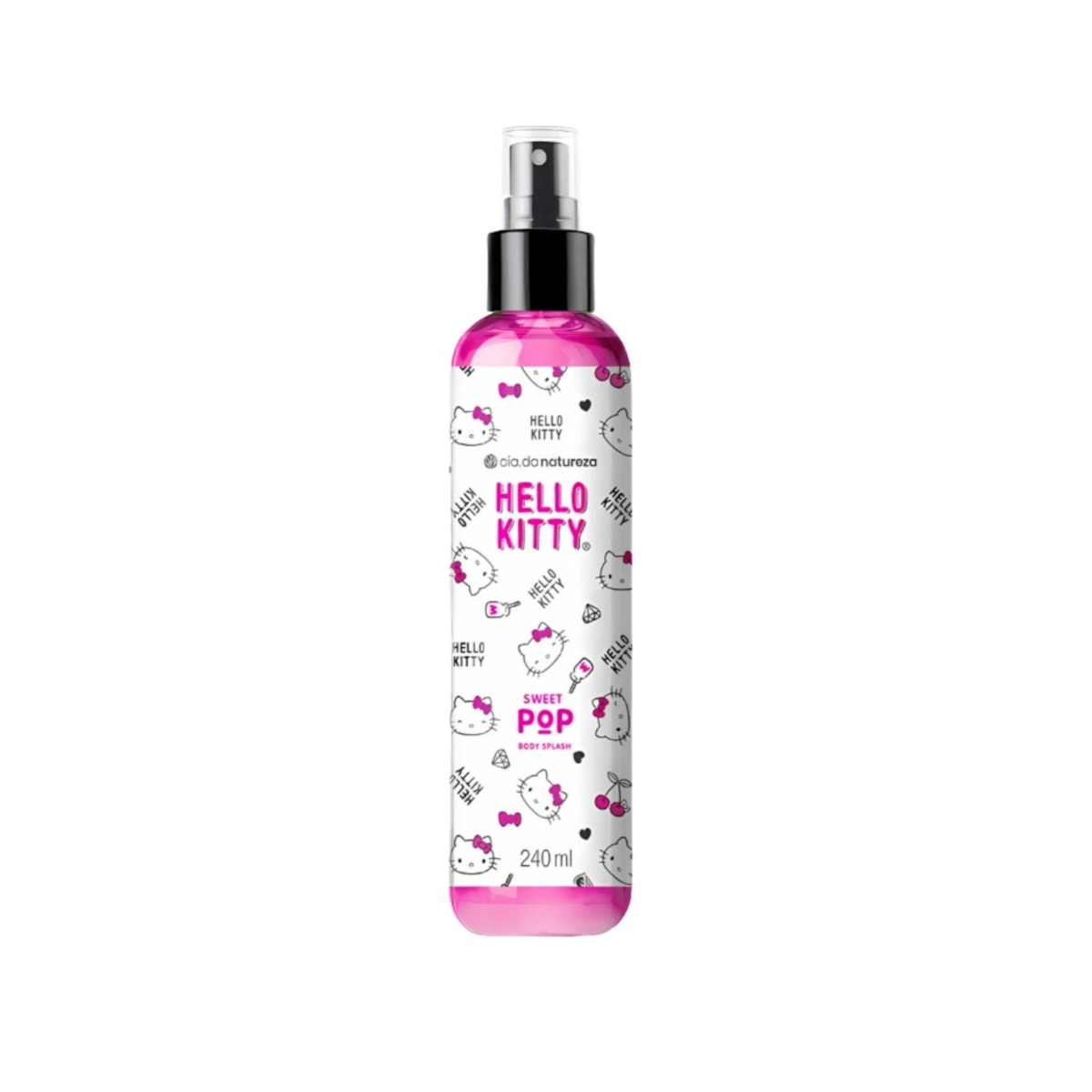 Cia da Natureza Hello Kitty Body Splash Sweet Pop 240 ml Cia da Natureza Hello Kitty Body Splash Sweet Pop 240 ml