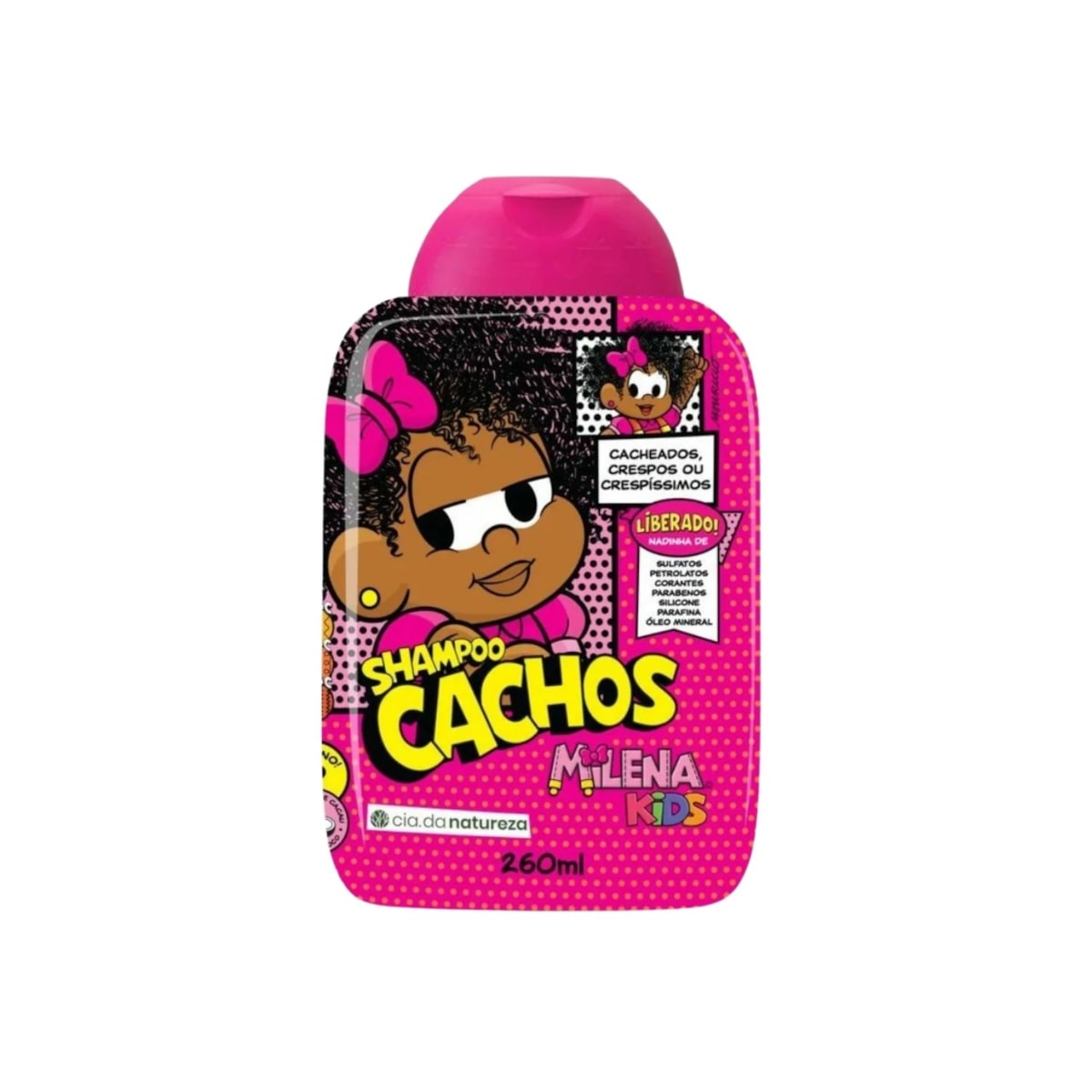 Cia da Natureza Milena Kids Shampoo Cachos 260 ml Cia da Natureza Milena Kids Shampoo Cachos 260 ml