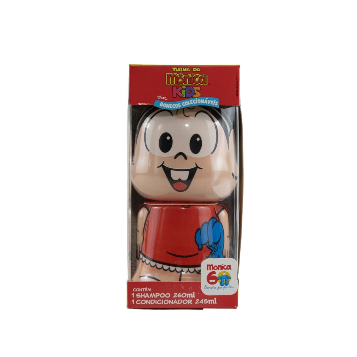 Cia da Natureza Monica Kit Boneco Colecionável Shampoo e Condicionador Cia da Natureza Monica Kit Boneco Colecionável Shampoo e Condicionador