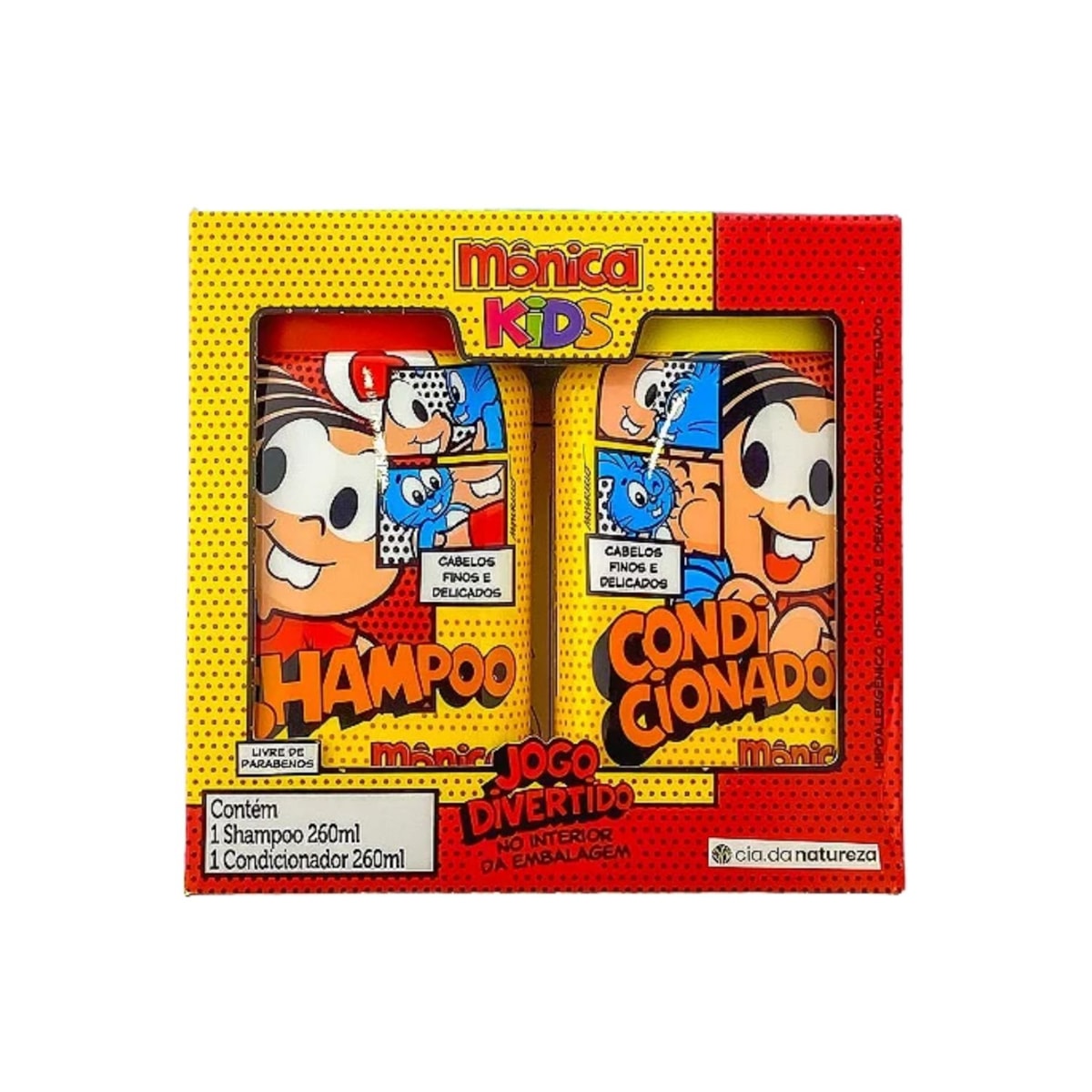Cia da Natureza Monica Kit Shampoo Condicionador 260 ml Cia da Natureza Monica Kit Shampoo Condicionador 260 ml