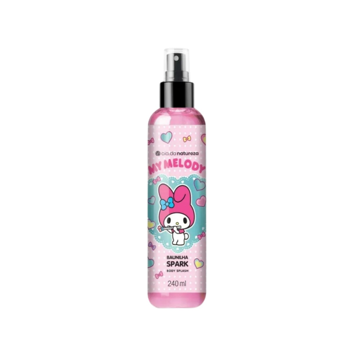 Cia da Natureza My Melody Body Splash Baunilha Spark 240 ml Cia da Natureza My Melody Body Splash Baunilha Spark 240 ml