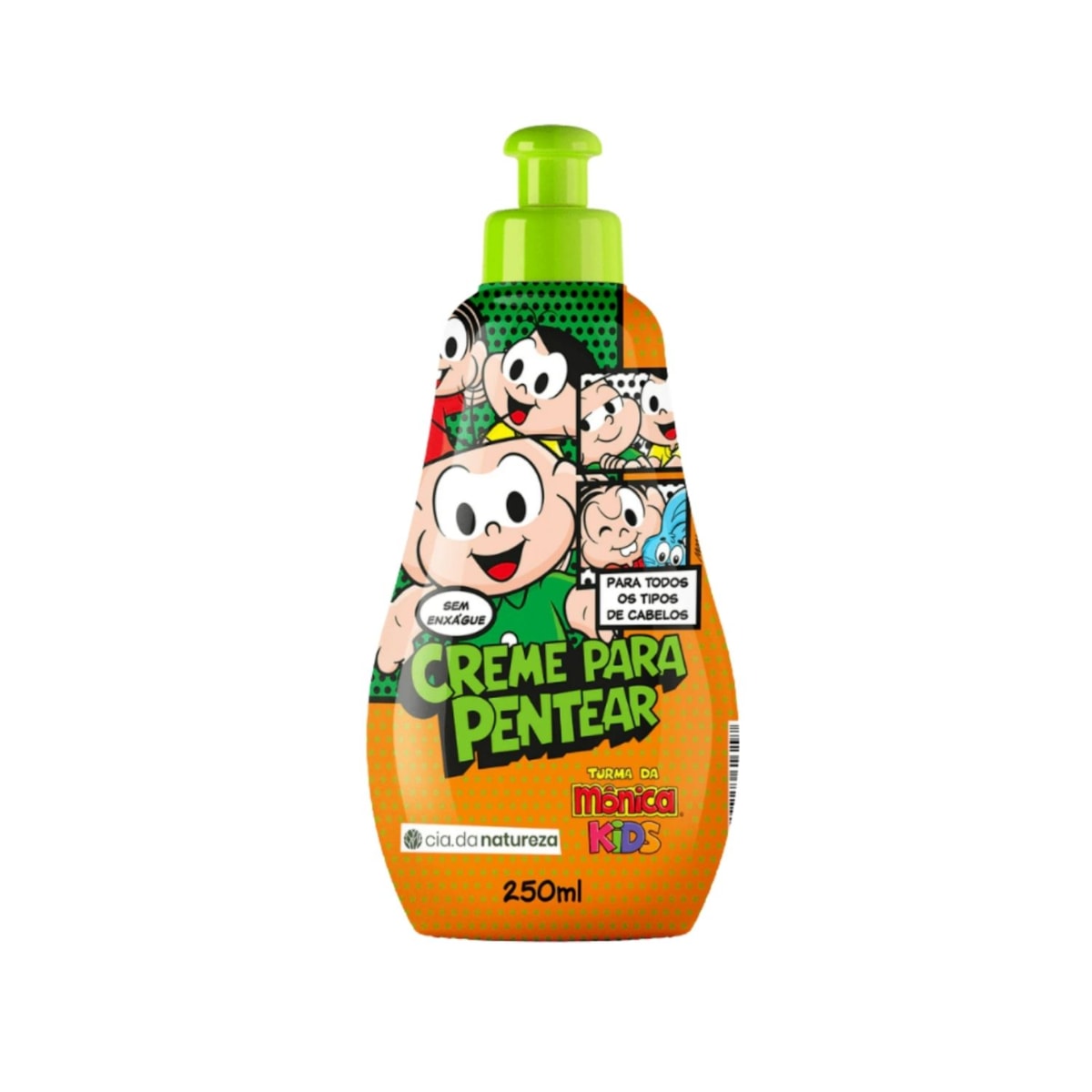 Cia da Natureza Turma da Monica Creme Pentear Todos os Tipos de Cabelos 250 ml Cia da Natureza Turma da Monica Creme Pentear Todos os Tipos de Cabelos 250 ml