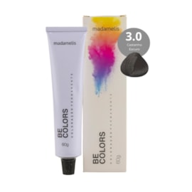 Coloração Madamelis Be Colors Castanho Escuro 3.0 60 g