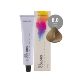 Coloração Madamelis Be Colors Louro Claro 8.0 60 g