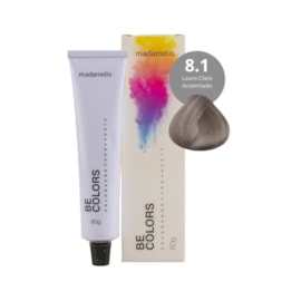 Coloração Madamelis Be Colors Louro Claro Acinzentado 8.1 60 g