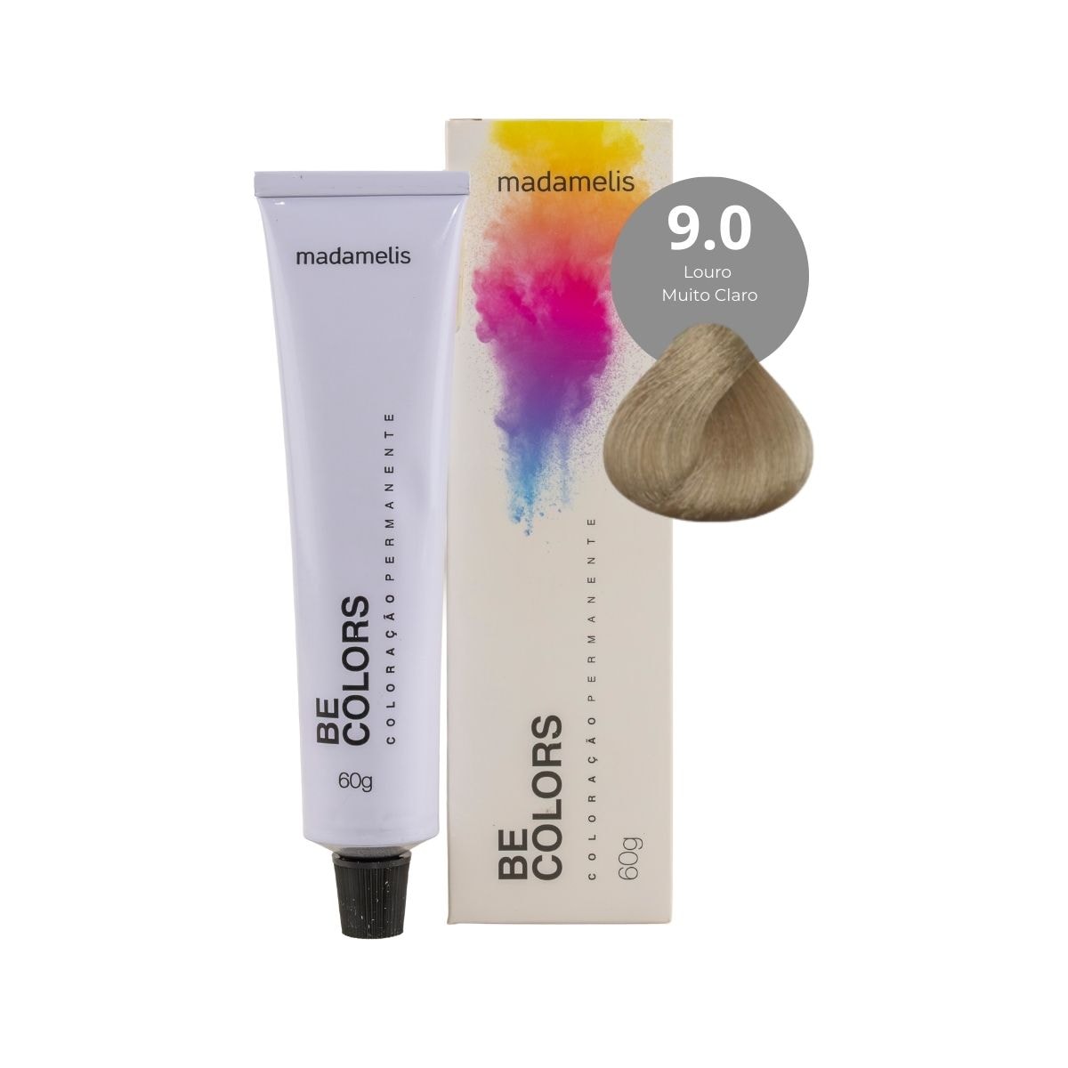 Coloração Madamelis Be Colors Louro Muito Claro 9.0 60 g Coloração Madamelis Be Colors Louro Muito Claro 9.0 60 g