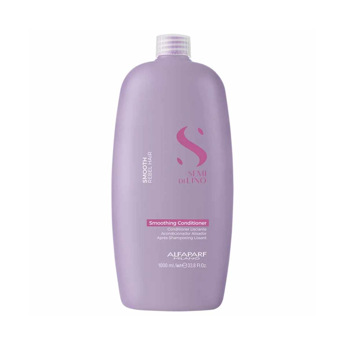 Condicionador Alfaparf Semi Di Lino Smoothing Rebel Hair 1 Litro Condicionador Alfaparf Semi Di Lino Smoothing Rebel Hair 1 Litro