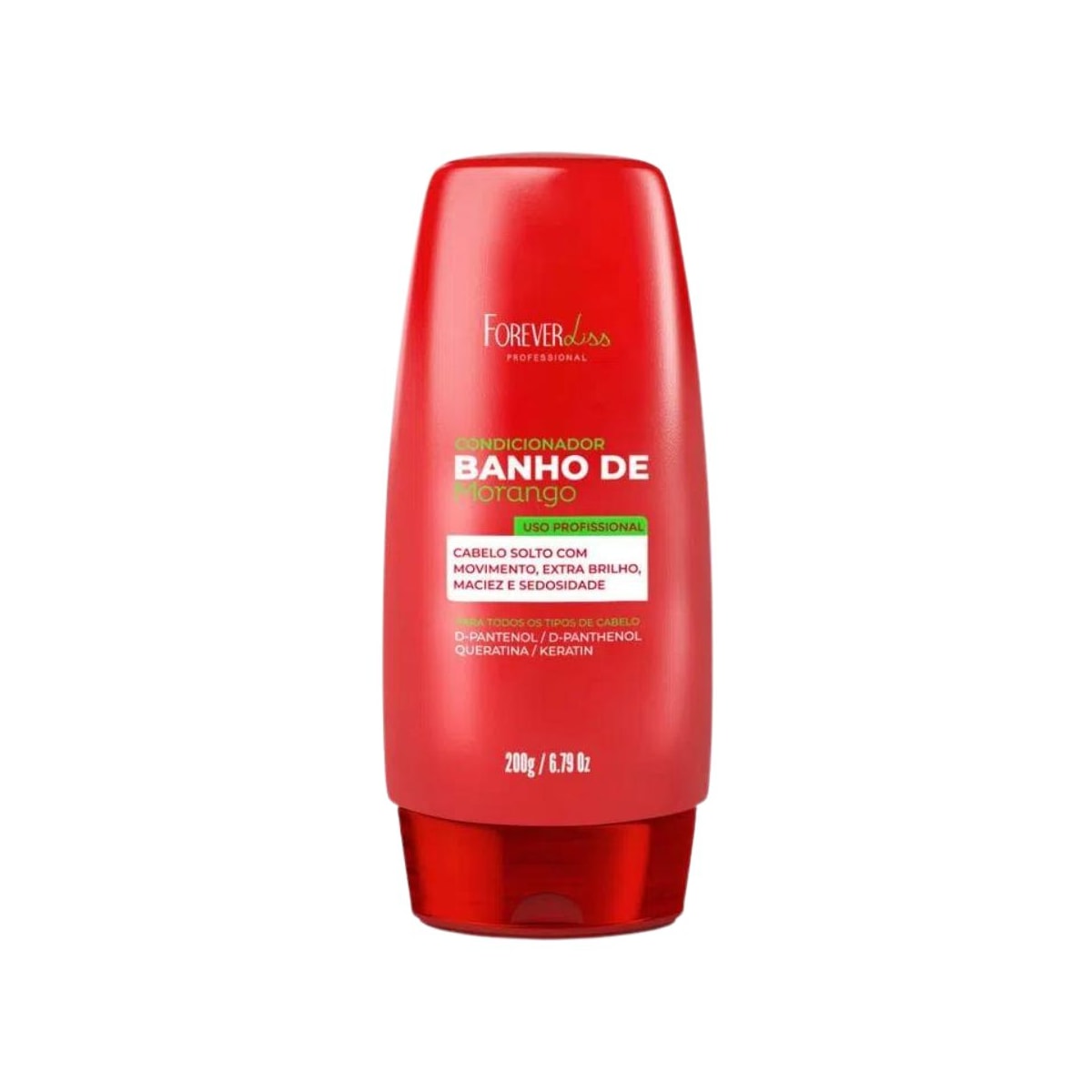 Condicionador Forever Liss Banho de Morango 200 g Condicionador Forever Liss Banho de Morango 200 g