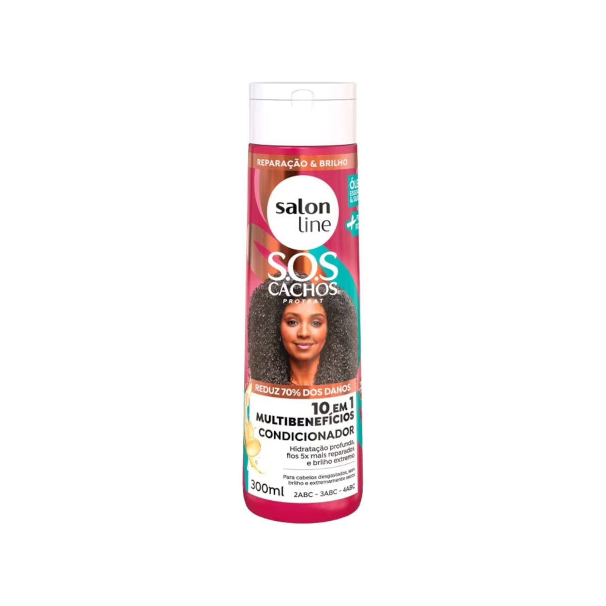 Condicionador Salon Line S.O.S Cachos Multibenefícios para Cabelo Cacheado 300 ml