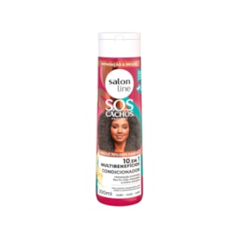 Condicionador Salon Line S.O.S Cachos Multibenefícios para Cabelo Cacheado 300 ml