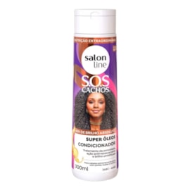 Condicionador Salon Line S.O.S Cachos Super Oleos Cabelo Cacheado 300 ml