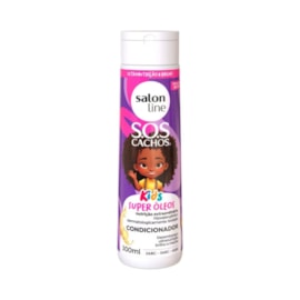 Condicionador Salon Line SOS Cachos Kids Super Oleos para Cabelo Cacheado 300 ml