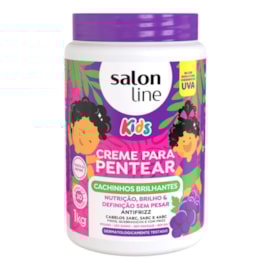 Creme de Pentear Salon Line Cachinhos Brilhantes Kids 1 Kg