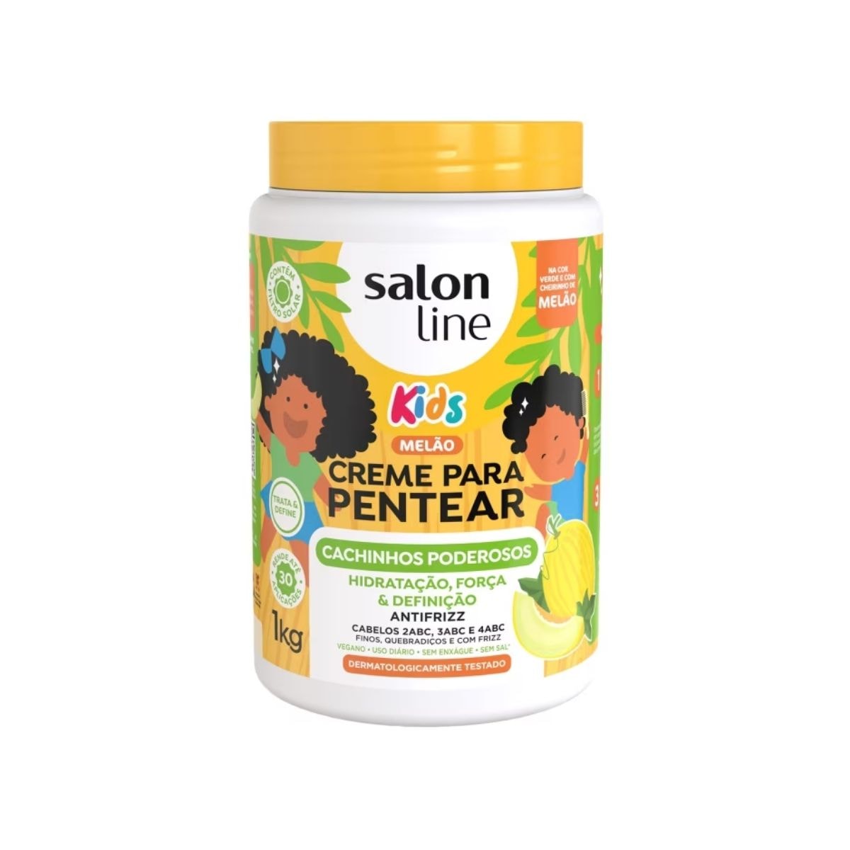 Creme de Pentear Salon Line Cachinhos Poderosos Kids 1 Kg