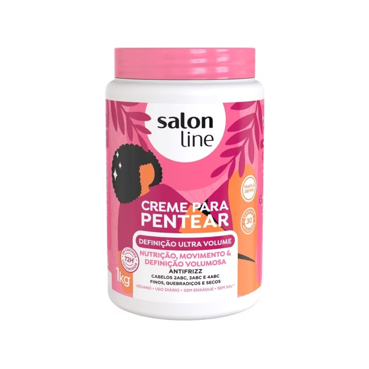 Creme de Pentear Salon Line Definição Ultra Volume 1 Kg Creme de Pentear Salon Line Definição Ultra Volume 1 Kg