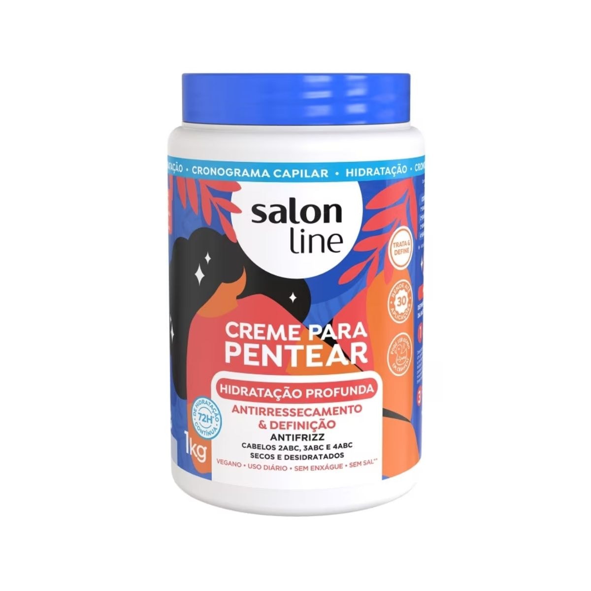 Creme de Pentear Salon Line Hidratação Profunda 1 Kg