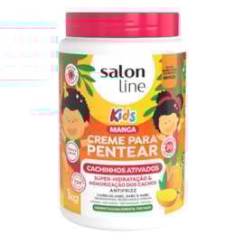 Creme de Pentear Salon Line Kids Manga Cachinhos Ativados Creme 1 Litro