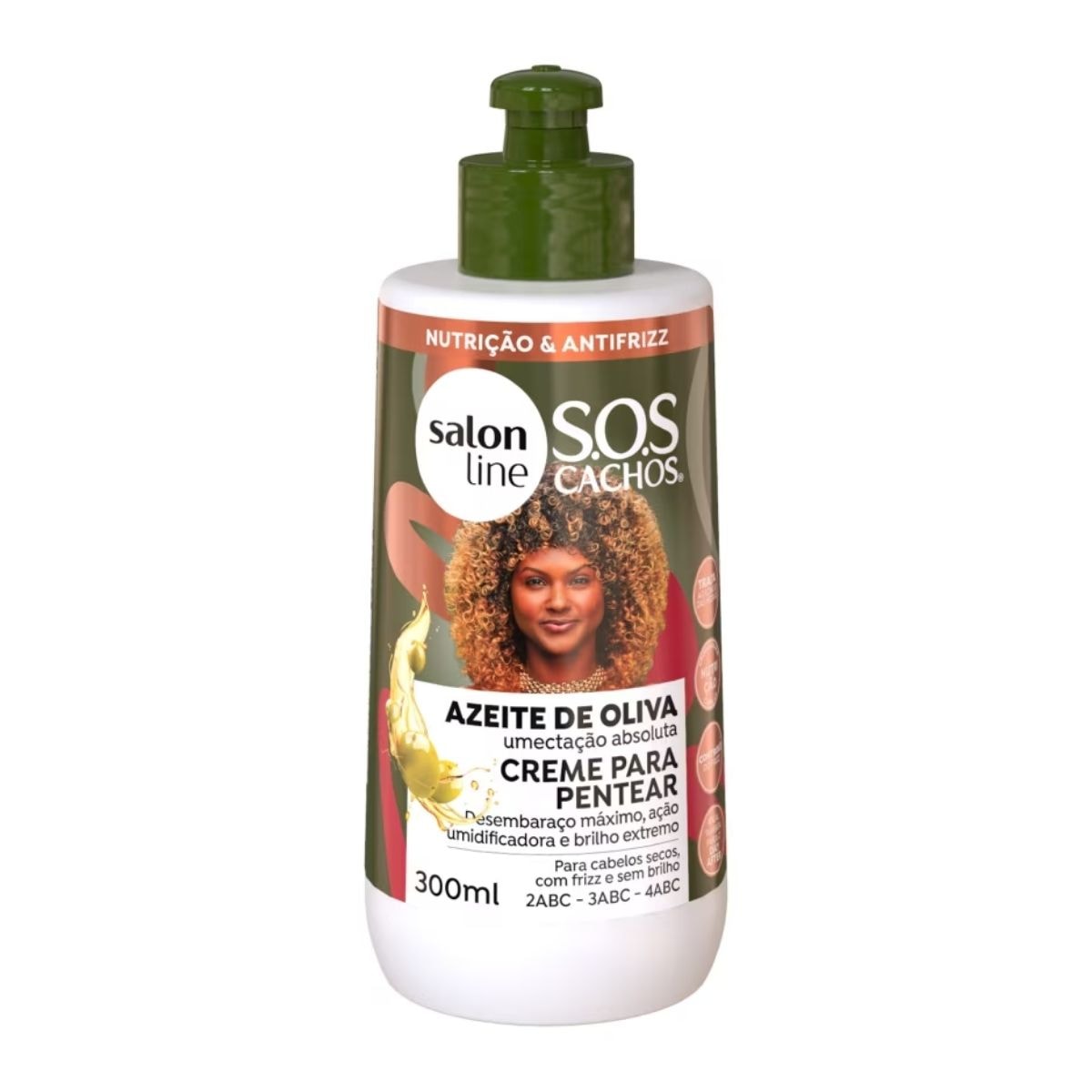 Creme de Pentear Salon Line SOS Cachos Azeite de Oliva Creme para Cabelo Cacheado 300 ml Creme de Pentear Salon Line SOS Cachos Azeite de Oliva Creme para Cabelo Cacheado 300 ml